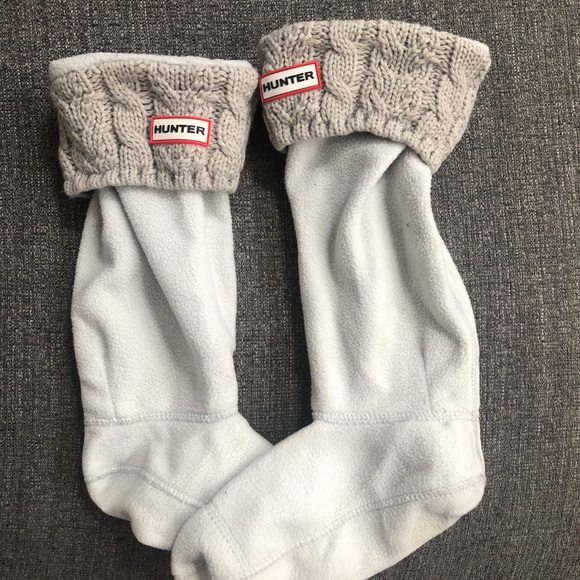 Grey knit Hunter fleece inserts